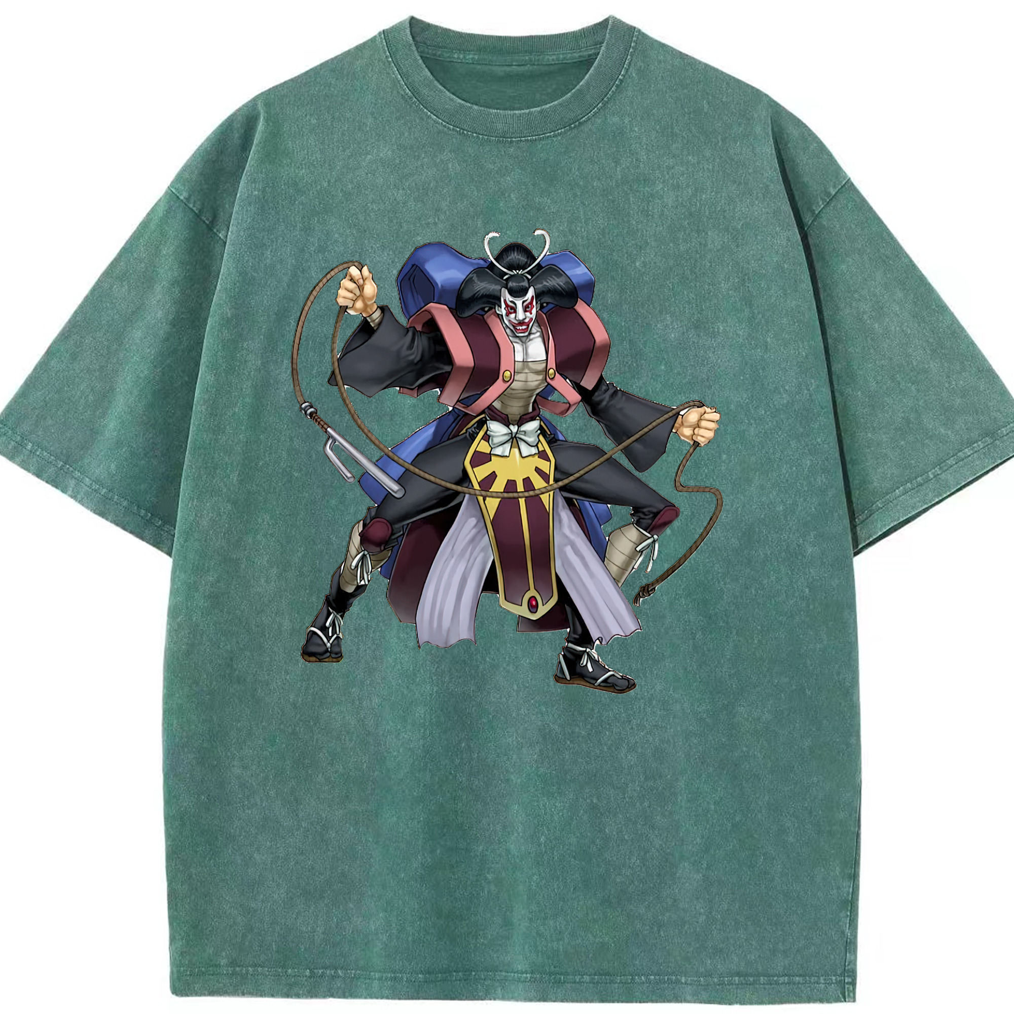 （画像用） 遊☆戯☆王 Yu-Gi-Oh! 綿100% ヴィンテージ風 半袖Tシャツ（フロントプリント）